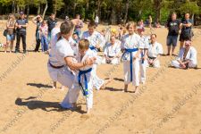 Тренировка на Финском заливе клуба каратэ "Северный ветер"