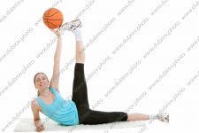 Студийная фотосессия на тему спорта, зож и балета