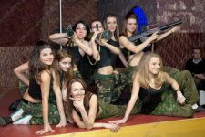 Репортажная съемка выступления танцевальной студии к 23 февраля