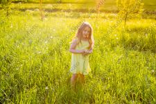 Детская летняя фотосессия в парке