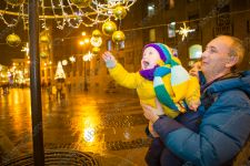 Короткая дождливая новогодняя фотосессия в центре Петербурга