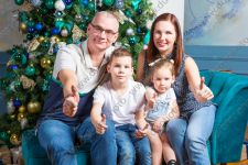 Новогодняя семейная фотосессия