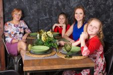 Женская семейная фотосессия