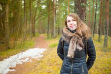 Весенняя фотосессия в лесу и на пляже Финского залива