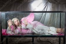 Фотосессия в большом аквариуме